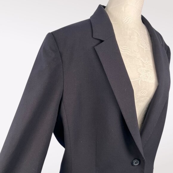 Tahari Arthur S. Levine Navy Blue Blazer Jacket Size 18 - Picture 7 of 11